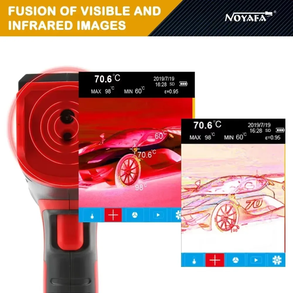 Sensor de imagem térmica infra - Nf 521 Thermal Imaging Camera avaliação e preço