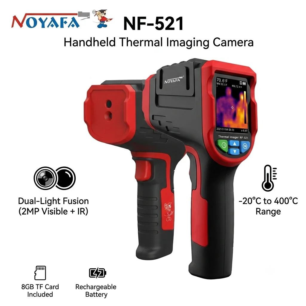 Câmera Termográfica Portátil N - Nf 521 Thermal Imaging Camera avaliação e preço