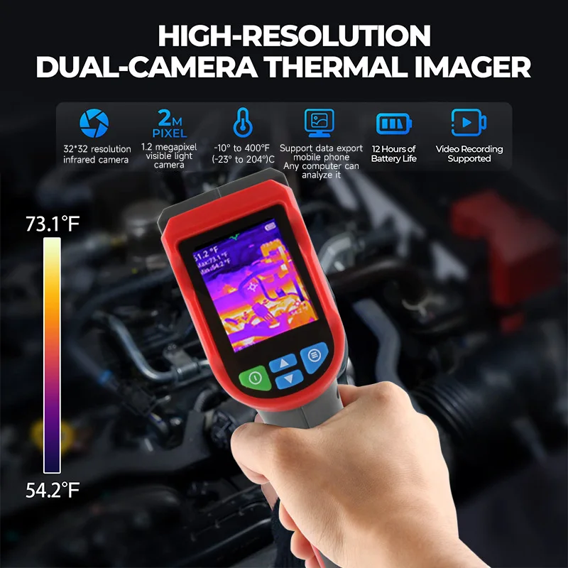 Câmera Termográfica Portátil N - Nf 521 Thermal Imaging Camera avaliação e preço