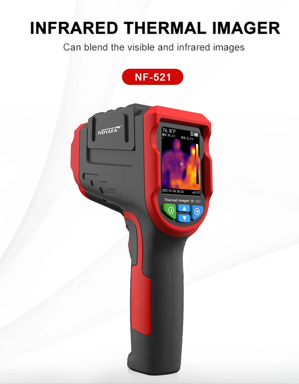 Câmera Térmica Industrial Auto - Nf 521 Thermal Imaging Camera avaliação e preço